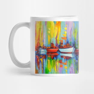 Sailboats berth Mug